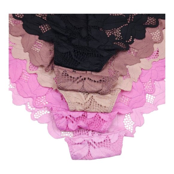 Juicy Couture Intimates Lace Cheeky Panties Large 5 Pack Nylon/Spandex - Picture 2 of 13